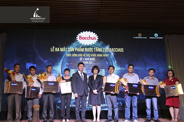 lễ ra mắt sản phẩm bacchus tại việt nam