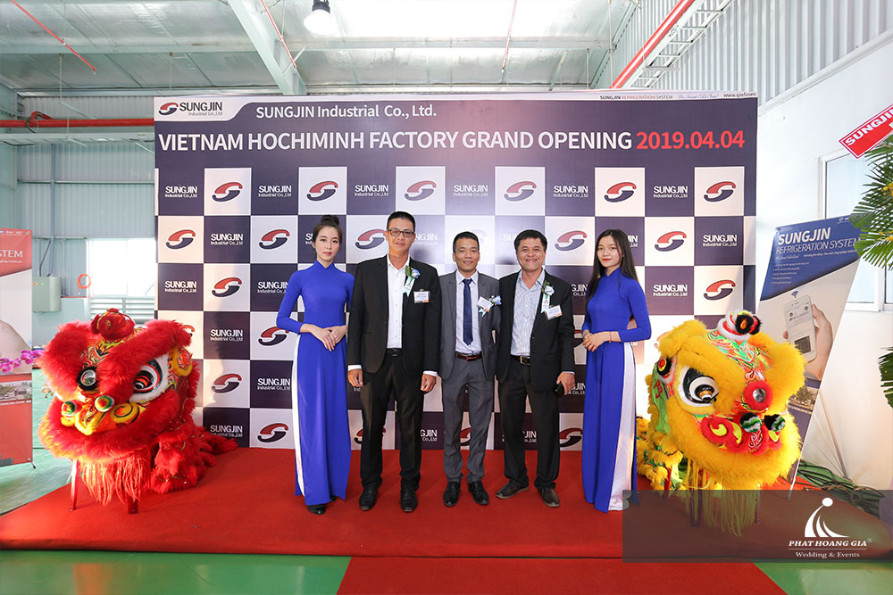 lễ khánh thành nhà máy sụngjin