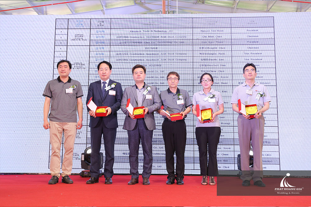 lễ khánh thành nhà máy sụngjin