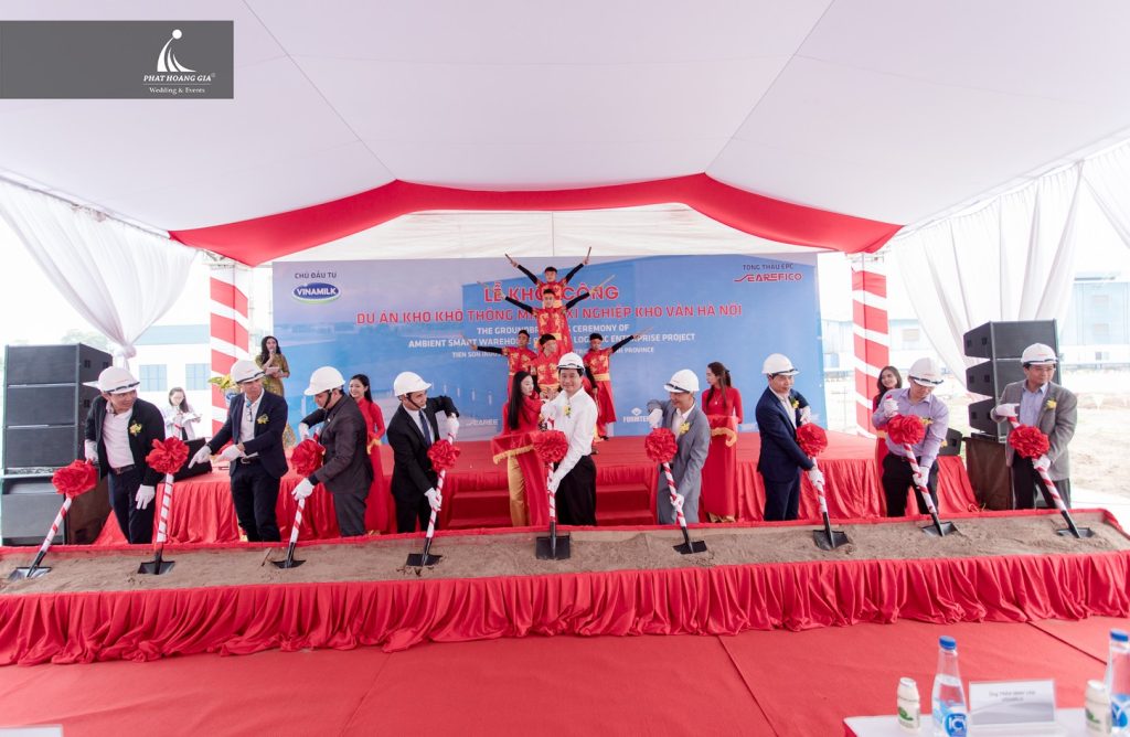 lễ khởi công dự án kho khô thông minh